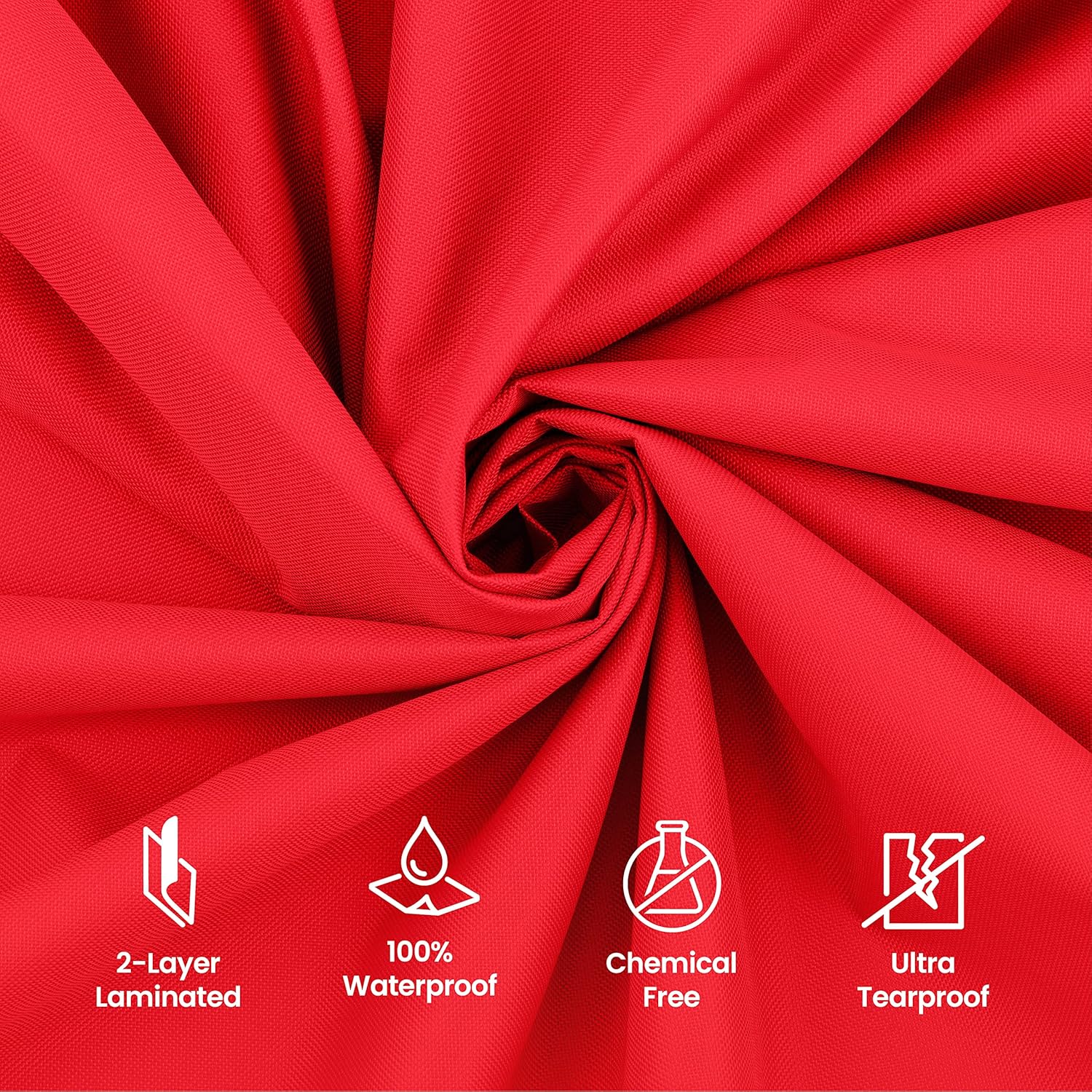 ZOBER Christmas Tree Storage Bag - Fits 9 Ft Trees - Durable 600D Oxford Fabric - Red with Strong Straps & Card Slot