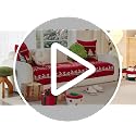 Christmas Couch Cover for Pets - Washable Sofa Protector for Dogs & Cats, 35x83 Inches, Red - Variation 1PCS 35"x83"