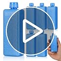 NOLITOY 8pcs Reusable Ice Packs for Coolers & Lunch Boxes