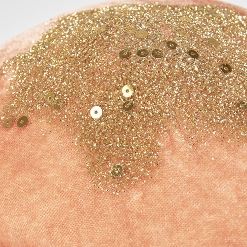 Primitives by Kathy Mushroom Trio Sitter, pink foam mushrooms uniquely detailed/velvet glitter accents/natural foliage detail base/nature themed home accent for seasonal/everyday/garden decor/gfitable