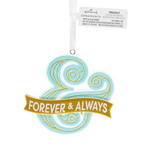 Hallmark Forever & Always Ampersand Christmas Ornament