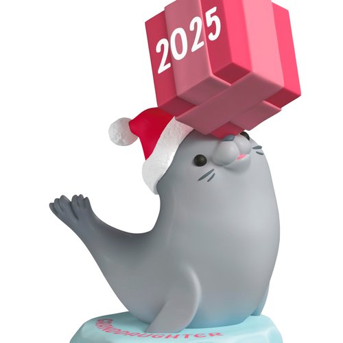 Hallmark Keepsake Christmas Ornament, Granddaughter Seal 2025