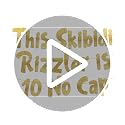 Pre-Strung Gold Glitter Skibidi Rizzler Banner for 10th Birthday