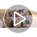Sunflower Farmhouse Throw Pillow Covers – Set of 2, 18x18