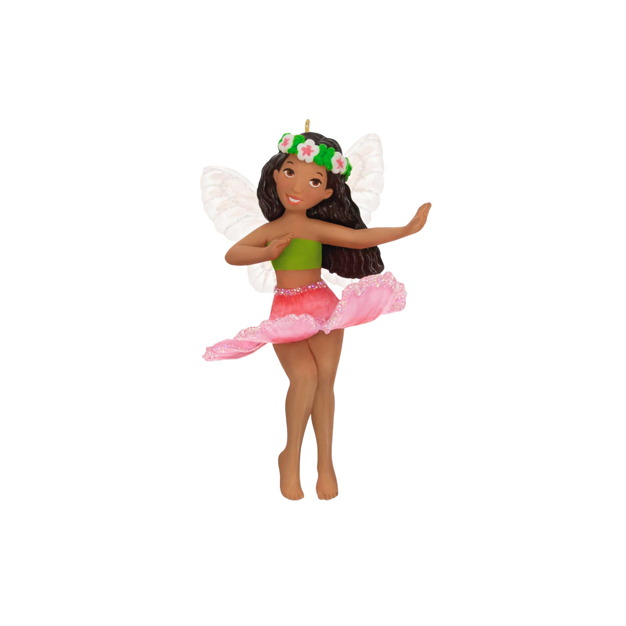 Hallmark Keepsake Christmas Ornament 2024, Fairy Messengers Hibiscus Fairy, Gift for Her