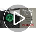 Sparkly Green Rhinestone Shower Curtain Hooks - 12Pcs