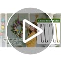 14-Inch Bronze Wreath Hanger for Front Door – Sturdy Over Door Hook