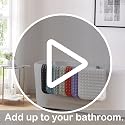 Yanzifly 27x15.3 Inch Silicone Non-Slip Bathtub Mat with Suction Cups, White