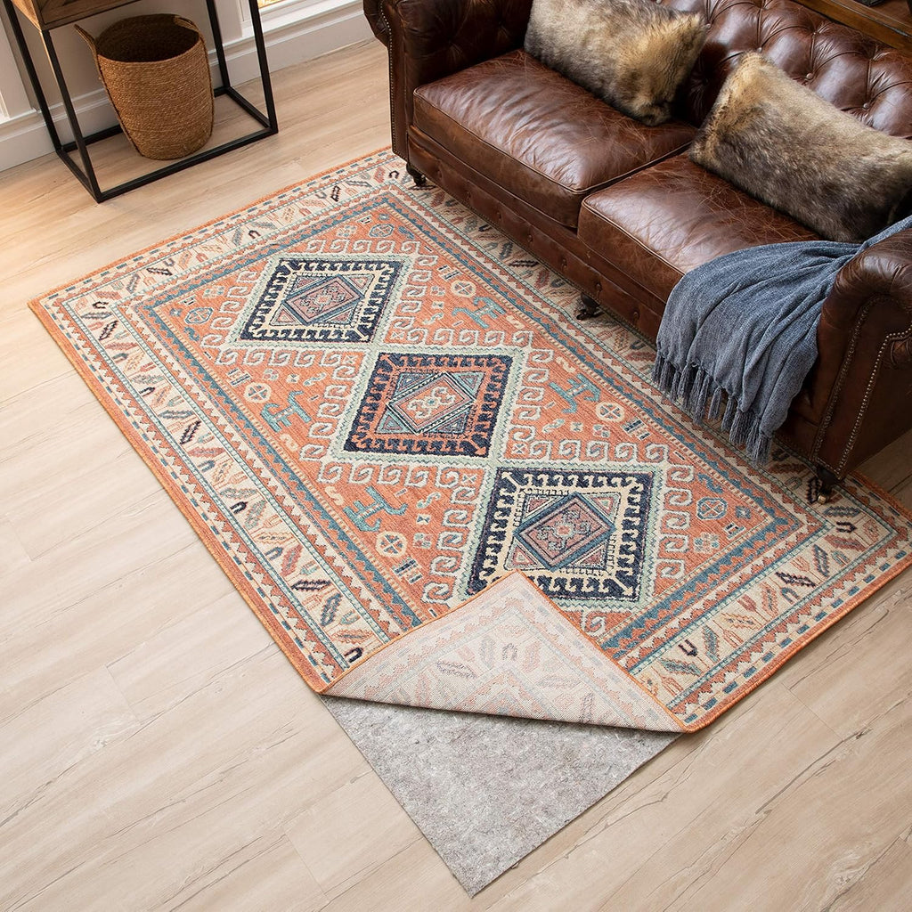 Mohawk Home Felt Rug Pad - 1/4 Inch Thick Cushion for Area Rugs | 8' x 10' Size, Protects Hardwood Floors