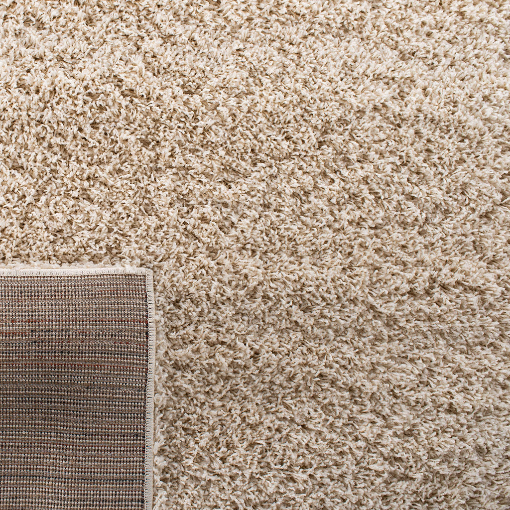 SAFAVIEH Laguna Shag Collection Accent Rug - 2'3" x 4', Beige, Solid Design, Non-Shedding & Easy Care, 2-inch Thick Ideal for High Traffic Areas in Entryway, Living Room, Bedroom (SGL303B)