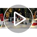 Christmas Snow Blanket with LED Lights - Warm White 59x16 Inch Holiday Decor