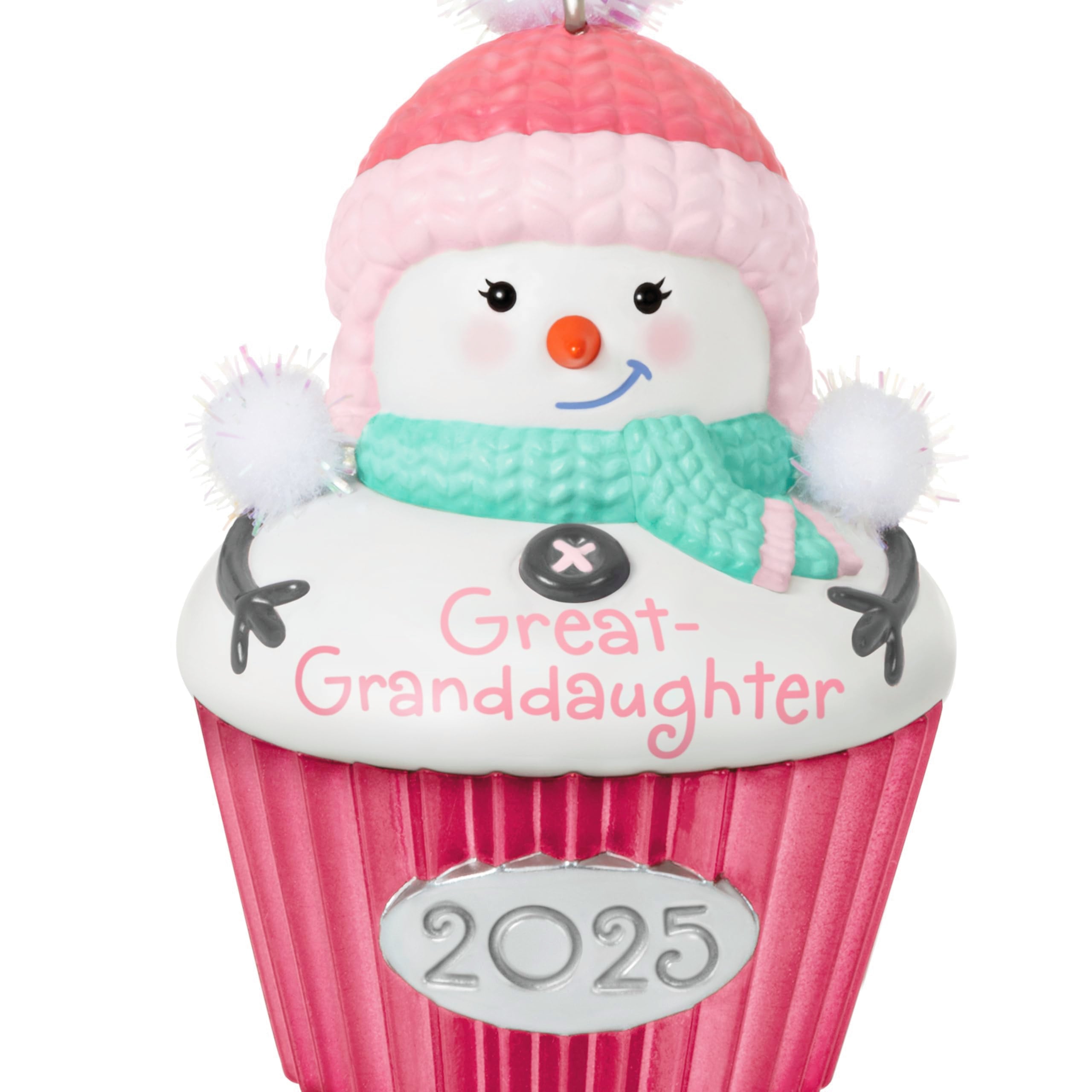 Hallmark Keepsake Christmas Ornament, Great-Granddaughter Cupcake 2025
