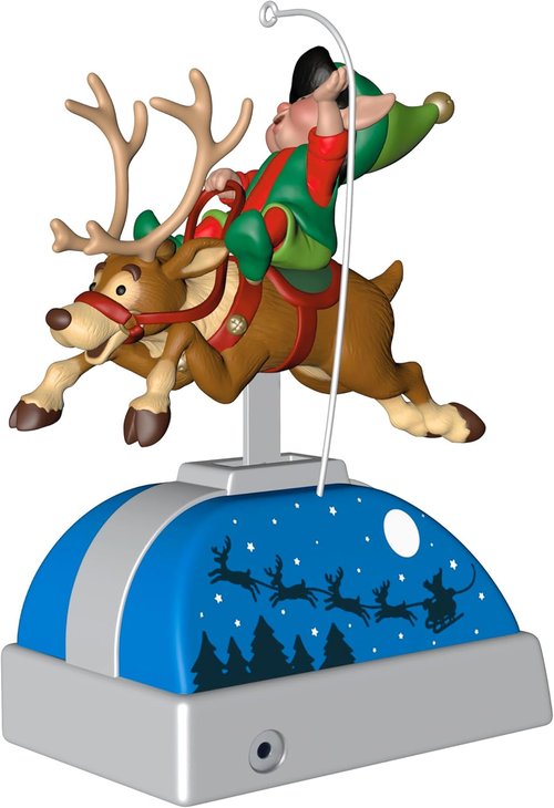 Hallmark Keepsake Christmas Ornament - Merry Mechanical Ride with Motion & Music | Unique Holiday Gift