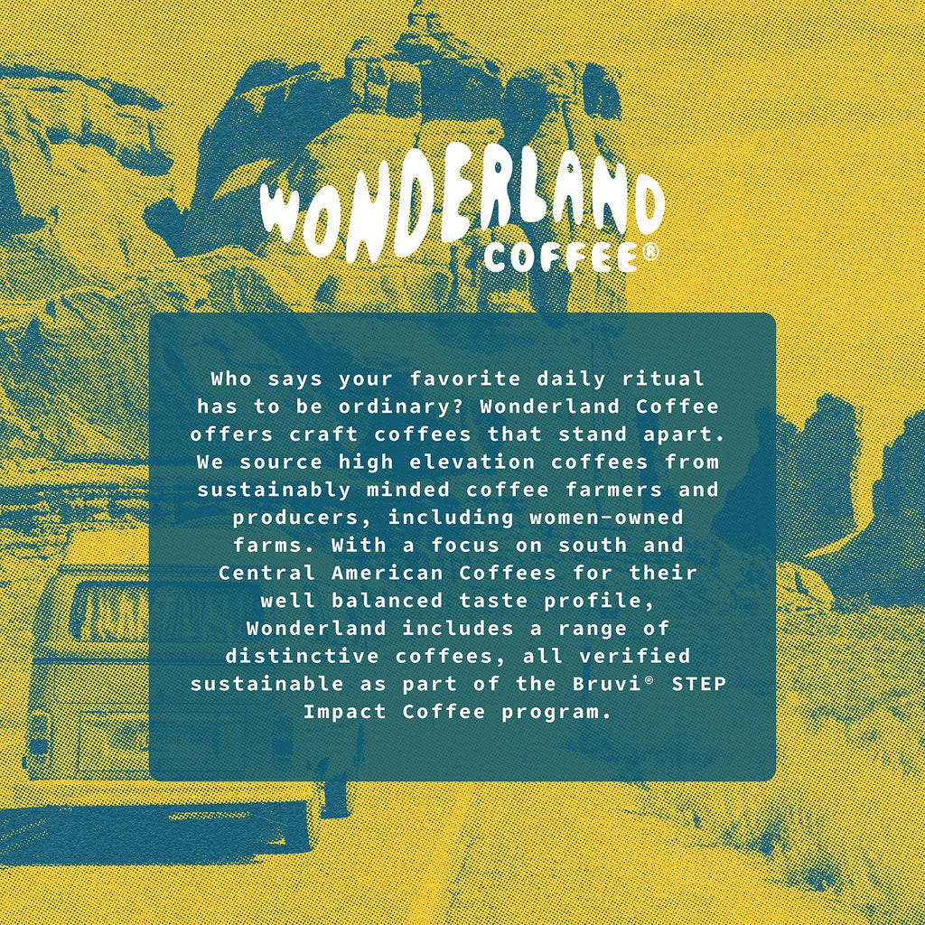 Wonderland Coffee | De La Casa Coffee B-Pods | Only Compatible with Bruvi Single-Serve Coffee Brewer | Includes 60 Pods