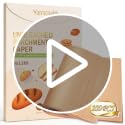 Yarmchahk 9x13 Inch Unbleached Parchment Paper Sheets - 100 Pack