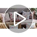 20x20 Waterproof Floral Outdoor Pillow Covers - Set of 2