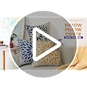 Waterproof Outdoor Pillow Covers 18x18 - Set of 2, Soft Linen