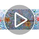 Kromapolis Floral Window Privacy Film, 17.5" x 78.7" 3D Rainbow Static Cling