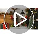 Christmas Lighted Lamp Set - Red Cardinal Tabletop Decor with Warm Lights