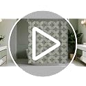 Geometric Boho Bathroom Shower Curtain Set - 72x72 in Waterproof
