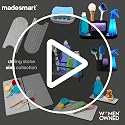 madesmart Drying Stone Toothbrush Tray Blue - Regular Pack of 1