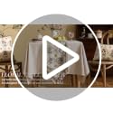Patdrea French Vintage Linen Table Runner 12x102 Inches - Audrey Variation