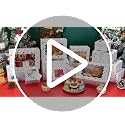 Christmas Cookie Boxes with Window - 36 Pack Stars 6x6x3in Gift Packaging