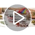 15-Piece Measuring Cups and Spoons Set with Stainless Steel Handles - Colorful & Durable